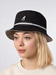 Панама KANGOL арт. K4012SP Stripe Lahinch (черный)
